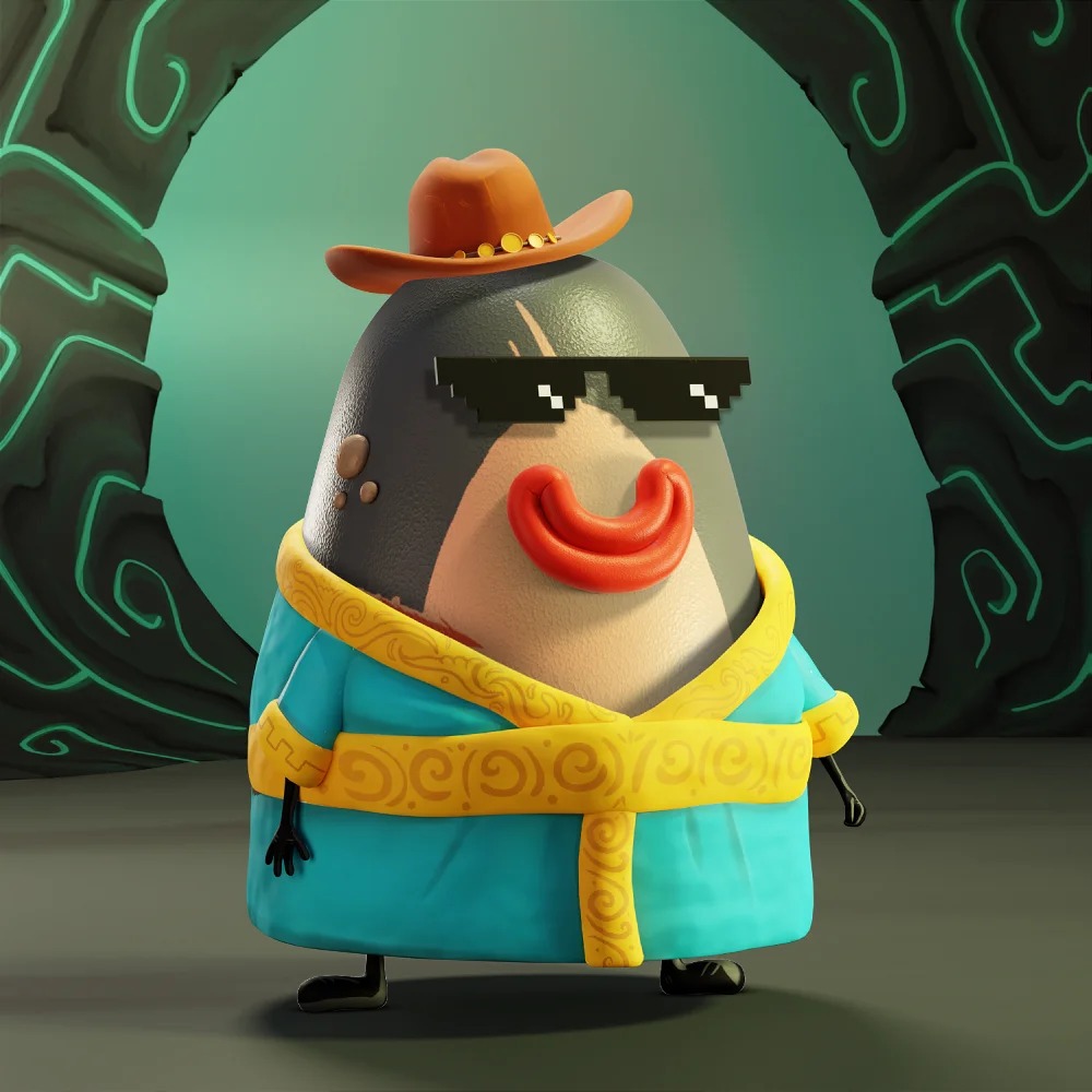 1/9 Look at him! How unbothered, moisturized, happy in your lane, focused and flourishing can you possibly be with your kimono and pixelglasses! And it was gifted to me!