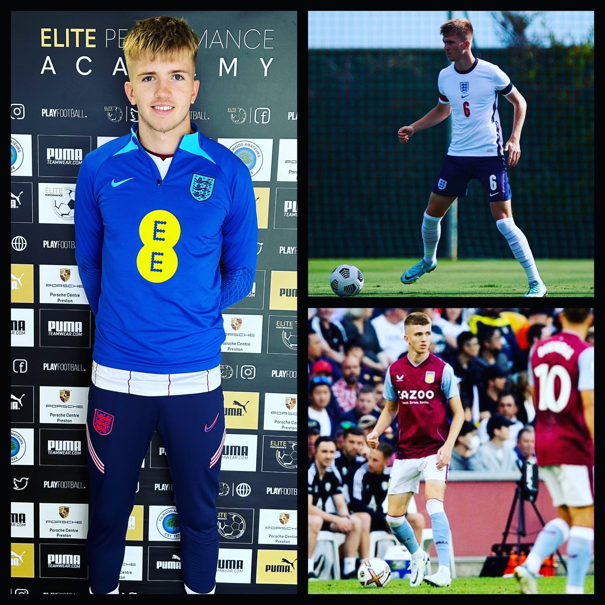 EPAcademy_'s tweet photo. Exciting new signing ✍️📑 @AVFCOfficial &amp; @England 🦁 U18 captain Josh Feeney in for a session today down at @FulwoodAms1924 🤝 
Thanks as always to @Porsche_Preston for supporting the development of a local talent #coaching #preston #Technical #refinement https://t.co/bqWPoAC3Kj