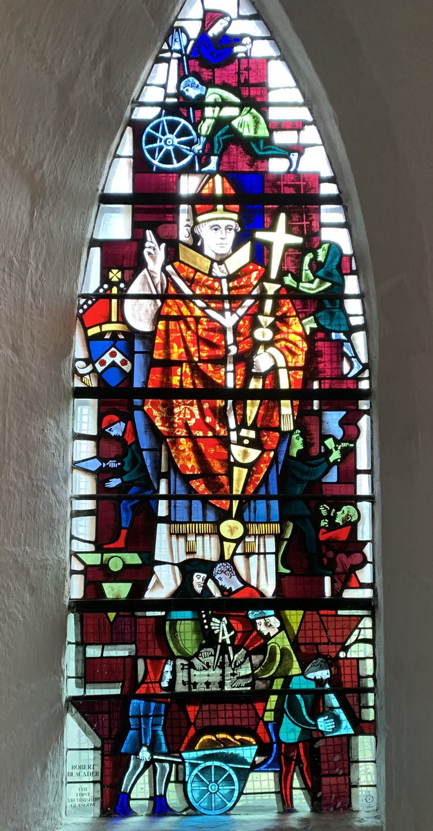 jeelyeater1's tweet photo. #StainedGlassSunday Visited the Blacader Aisle in Glasgow Cathedral last week. First time I ‘ve found it open for years but still didn’t manage to get decent photos of the Harry Stammers windows, some of which were behind a screen. https://t.co/VVZfpEmJzB