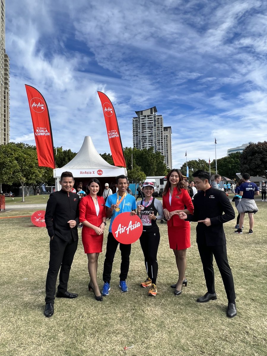 Thank you @GCMarathon @Queensland Event & Tourism @airasia for the opportunity to complete the GOLD COAST DOUBLE 63.3KM! A new life milestone as student, athlete and running coach. #msurian @MSUmalaysia @YayasanMSU @MohdShukriYajid @drosliyusof @msucedec @MSUscd #bepe #sess