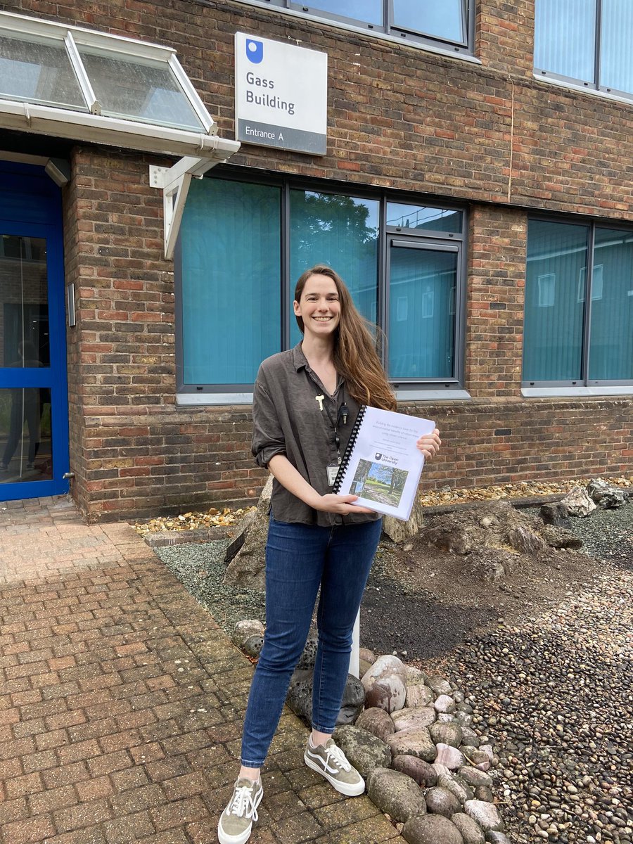 Kathryn Hand (@hanka_kl) on Twitter photo On Friday I handed in my PhD thesis and hopefully had my last day of 'school'. π€π₯³
Massive thanks to the fantastic <a href="/OU_EEE/">OU: Environment, Earth & Ecosystem Sciences</a> school and everyone who helped with my project!
Now to keep on working with trees, joining <a href="/Forest_Research/">Forest Research</a> to work on trees and climate change! π³π²βοΈ On Friday I handed in my PhD thesis and hopefully had my last day of 'school'. π€π₯³
Massive thanks to the fantastic <a href="/OU_EEE/">OU: Environment, Earth & Ecosystem Sciences</a> school and everyone who helped with my project!
Now to keep on working with trees, joining <a href="/Forest_Research/">Forest Research</a> to work on trees and climate change! π³π²βοΈ