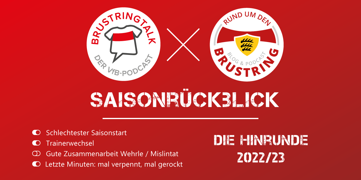 BrustringTalk's tweet photo. 🎙️ BT116 – Saisonrückblick: die VfB Hinrunde 

Im BrustringTalk X @RundudBrustring Saisonrückblick
schauen wir auf die Hinrunde des #VfB - Transferphase, schlechtester Saisonstart, Trainerwechsel, Wehrle und Mislintat - es war wie immer viel los. 

https://t.co/eKwDkn03vz https://t.co/VHAWcd1gSN