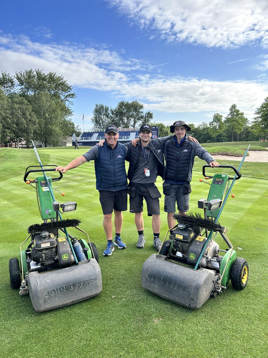 BTBradley's tweet photo. @british_masters 2023 complete 💪🏼🇬🇧⛳️
Proud to be a part of #TeamBelfry The team have stepped up and produced a world class course - led by @AngusMacleod9 &amp; @jaywad13 👏🏼 
@TheBelfryHotel @chriseigelaar 
@GreenkeeperMiss @AxtonMatthew @Plxttsy @Ethanwalker98 @Jamie_Fletcher1 https://t.co/2haivQVSKg