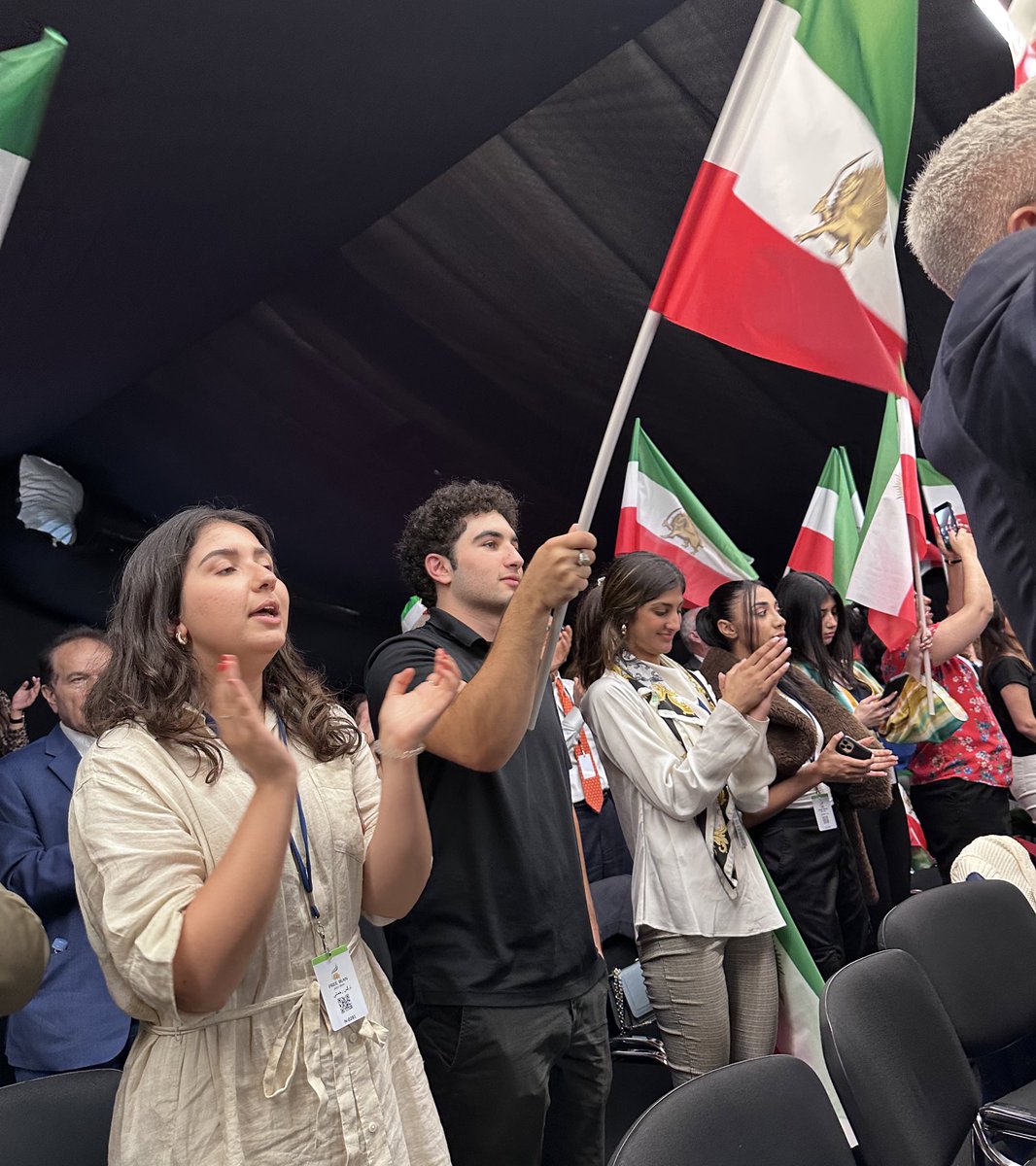 ShanazRx's tweet photo. Their message and faces tell the world to #StopAppeasment of Iran’s clerical dictatorship & world leading state sponsor of terrorism.
Stand with Iranian people and its democratic resistance for a non nuclear democratic Republic of Iran.
#OurChoiceMaryamRajavi
#FreeIran2023
@StateDeptSpox @USAmbAlbania @USABehFarsi