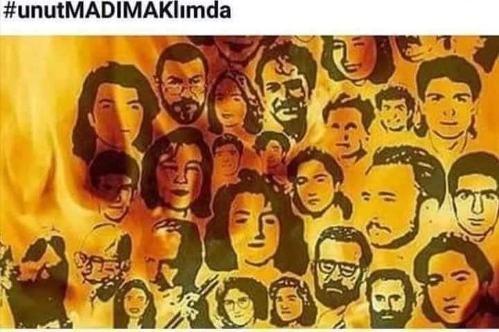 grupsolyanim's tweet photo. Sadece türküler yakmıyoruz   
 Ölülerimizin ardından
 Biriktiriyoruz öfkemizi de
 Keskin bıçak gibi öfkemizi...
                                               O.Bayram

#UnutMADIMAKlımda #30Yıl https://t.co/oATLTGOSgf