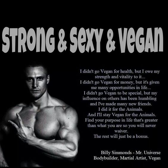 The strongest are #vegans 💯