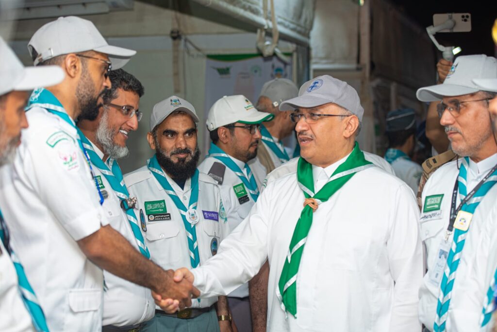 kmsz27's tweet photo. #جمعيه_الكشافه_العربيه_السعوديه
الحمد لله الذي شرفنا لخدمة حجاج بيت الله https://t.co/mOgASunN5S