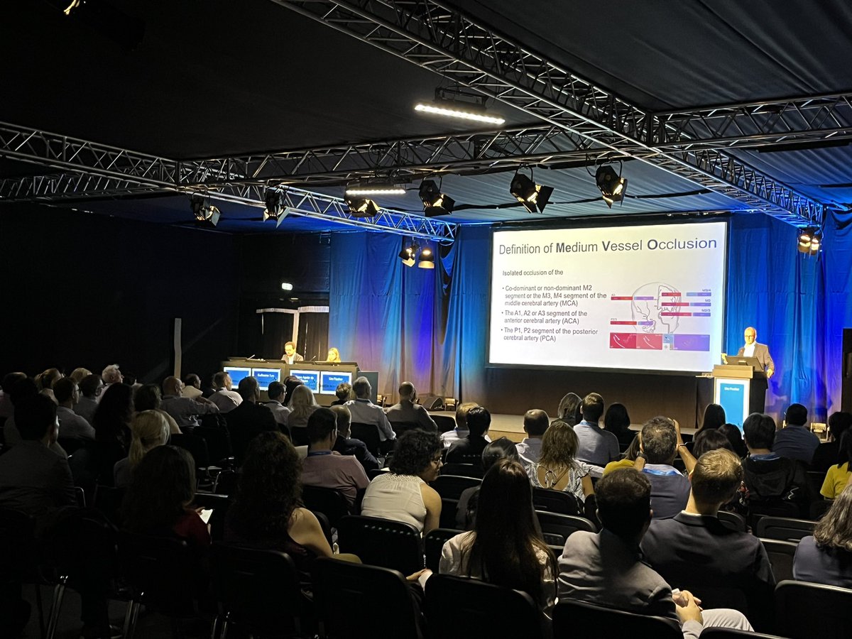 ESOstroke's tweet photo. „I would never sacrifice a patient for a strong M2“ @FishingNeurons talking about @DistalThe at #ean2023 and why we need higher rates of #EVT.
#StrokeActionPlan #stroketreament
@Diana_A_Sousa https://t.co/3k5r8RkwUJ