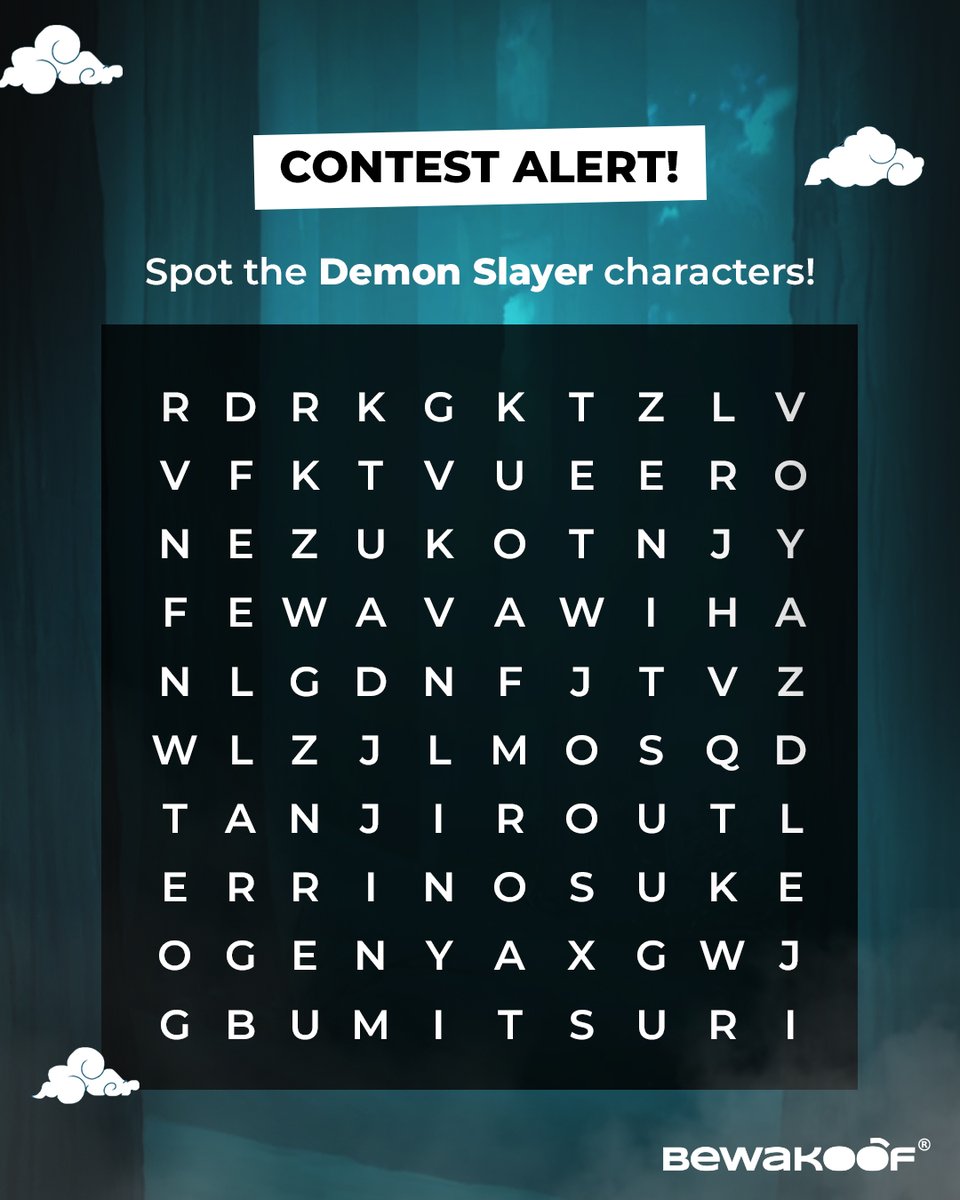 Bewakoof X Demon Slayer #ContestAlert ✨
Tell us the correct answer &amp; 10 lucky winners stand a chance to win Bewakoof vouchers! 💯

Rules:
- Follow <a href="/bewakoof/">Bewakoof®</a>
- RT &amp; Like this tweet
- Tag 3 friends with your answer

Last date: 5th July 2023 

#ContestIndia #GiveawayAlert #Contest