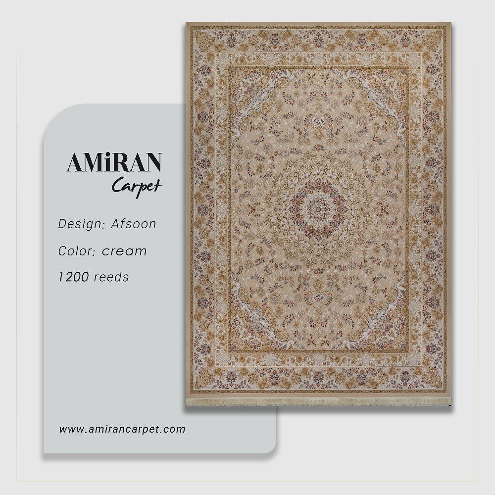 AmiranCarpet's tweet photo. Design: Afsoon
color: cream
reeds: 1200

📷 (+9831) 54 000 000
📷 +98913 360 6461
#orientalrugs #bhadohi #oushakrug #interiordecorating #carpet #antique #bhadohicarpet #persiancarpets #domotex #handmaderugs #wool #antiquerugs #flooring #ruglife #1200reeds #700reeds https://t.co/78qKk55fvV