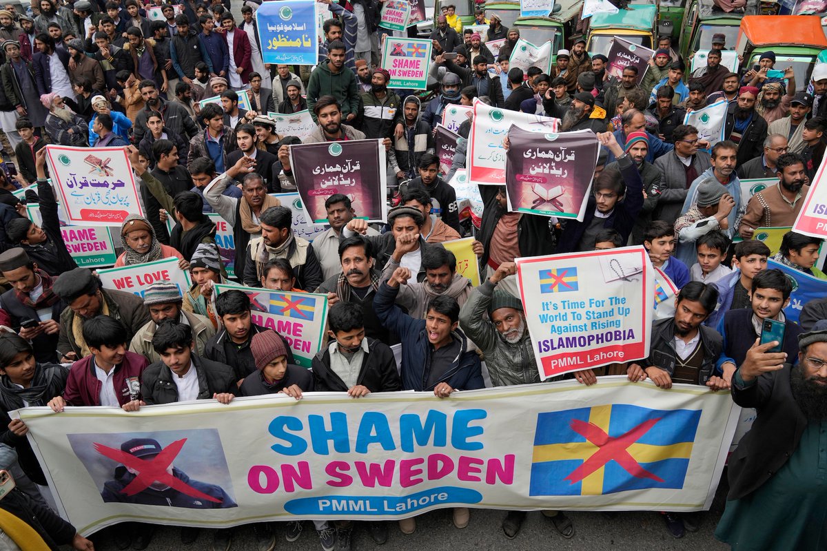 We curse Sudan and its government and may Allah drown whoever has desecrated the Holy Quran, we Muslims strongly condemn him.
#BoycottSwedishBrands