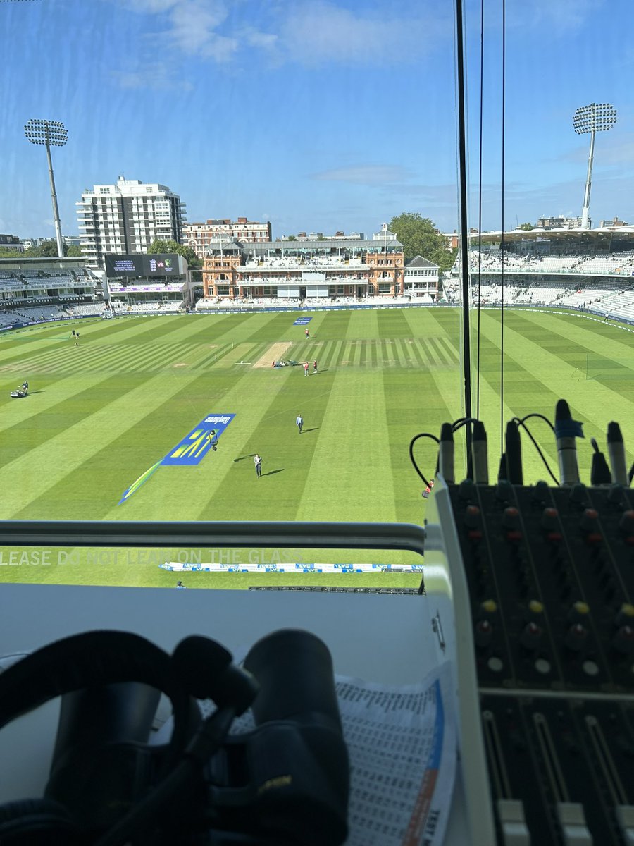 A perfect morning for the final day at Lord’s. @SEN_Cricket