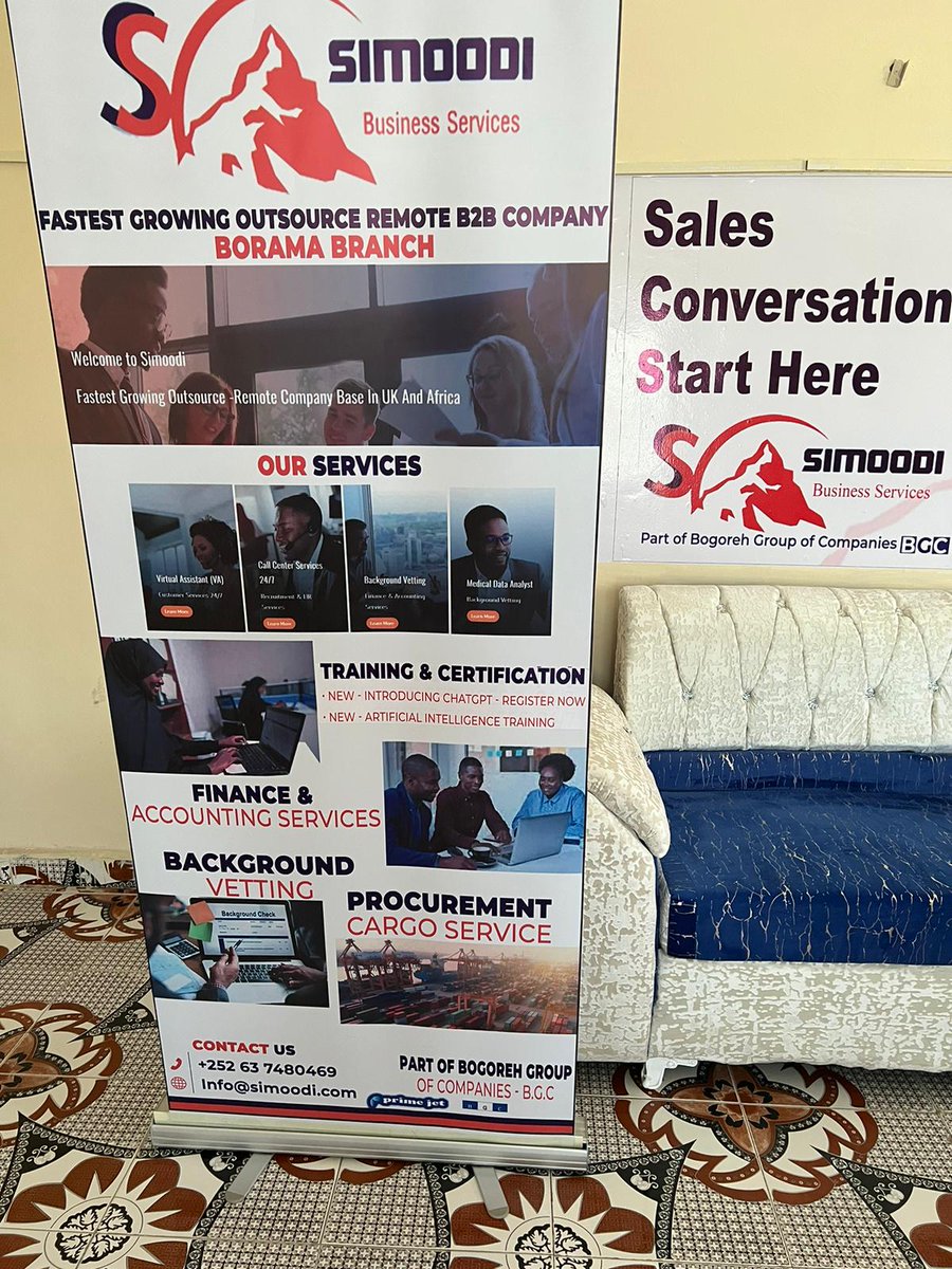 SimoodiLimited's tweet photo. @Simoodi - excited to announce the opening of our first branch in #Borama #Somaliland #Ai #ChatGPT #Immigrants training @IOM_Somalia @OxfamSom @UNDPSomalia @unicefsomalia @savechildrenuk https://t.co/Dop6oqPAIa