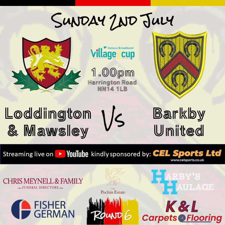 After a good win yesterday there’s a massive fixture in store today 👀

The last 16 of <a href="/TheCricketerNVC/">Cawston Press Village Cup 🏏</a> away <a href="/theLMCC/">L&MCC</a> with a place in the quarter final up for grabs! 

We are taking the <a href="/Frogboxlive/">FrogBox Live</a> show on the road, watch the game here:

▶️ m.youtube.com/watch?v=j9H-1w…

#UTB🖤❤️💛