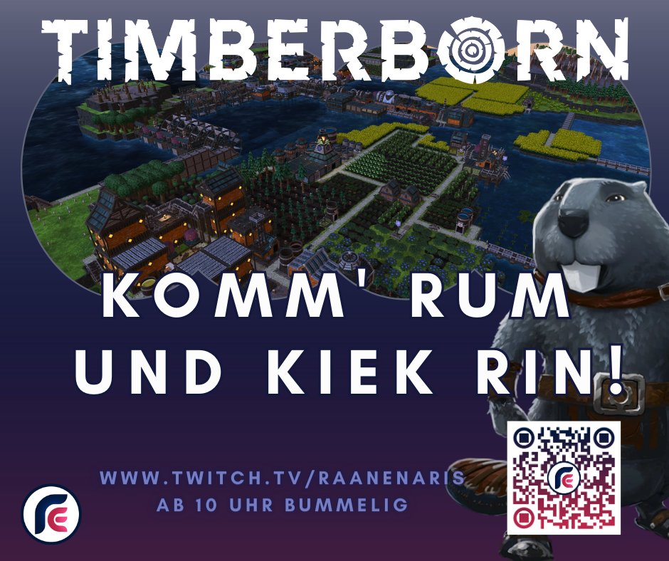 Habe wieder total Lust auf die Eisenzähne in Timberborn 🦫 Wenn du magst, komm' rum und kiek rin. 🙃 Bis gleich ➡️ twitch.tv/raanenaris
#Timberborn #TwitchDE #IndieGames #SmallStreamer #GermanMediaRT