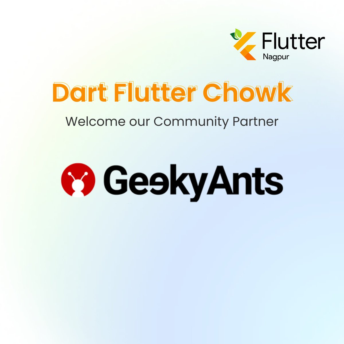 FlutterNagpur's tweet photo. We're excited to announce the community partner for DFC ! ✨🚀

We're happy to collaborate with @geekyants for Dart Flutter Chowk ensuring we provide the right knowledge to developers and ensure the right learning ! 🚀

#dartflutterchowk #flutternagpur #flutter #geekyants https://t.co/Ib9jMJ1EY8