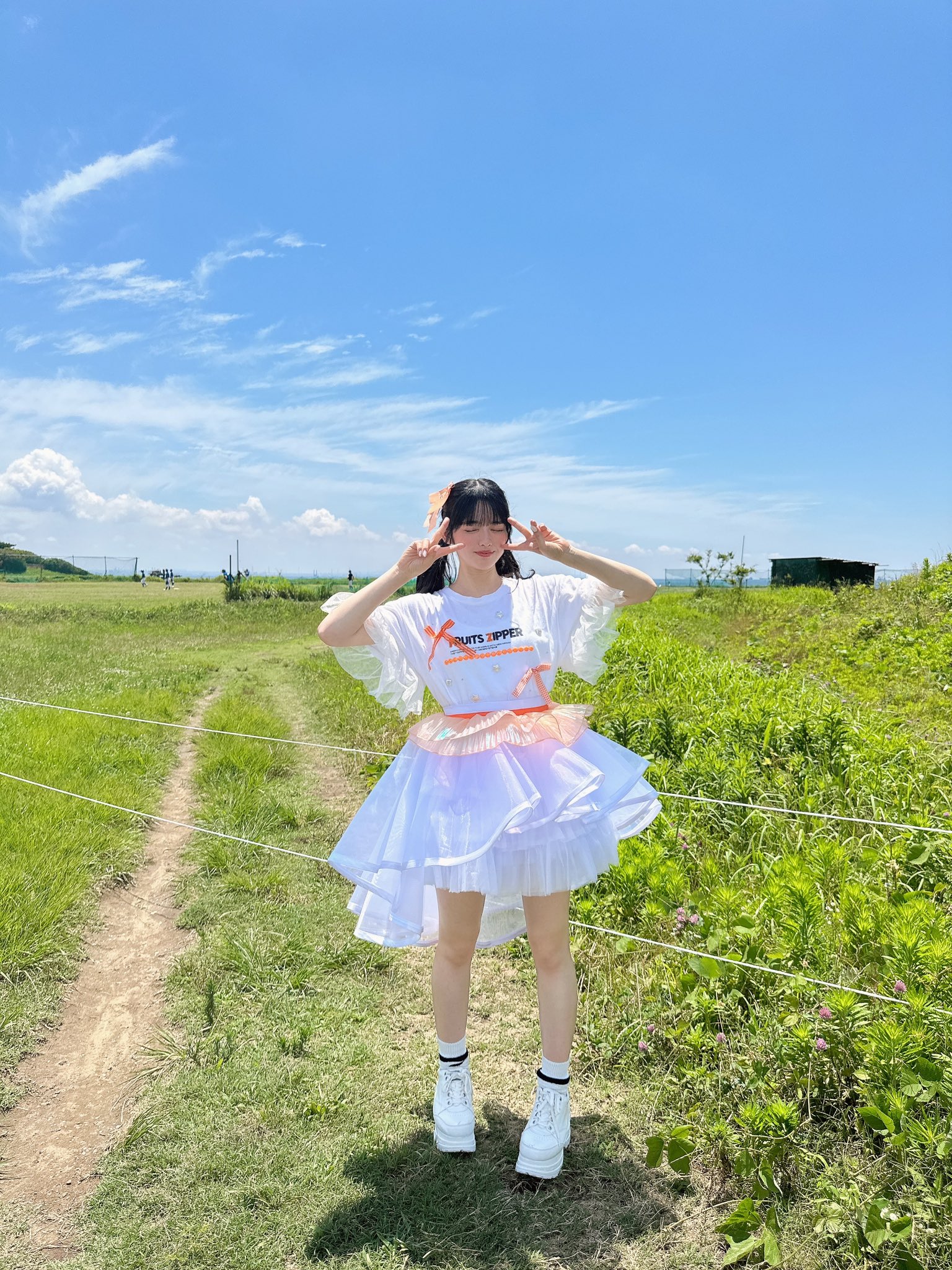 鎮西寿々歌(FRUITS ZIPPER) on X: 