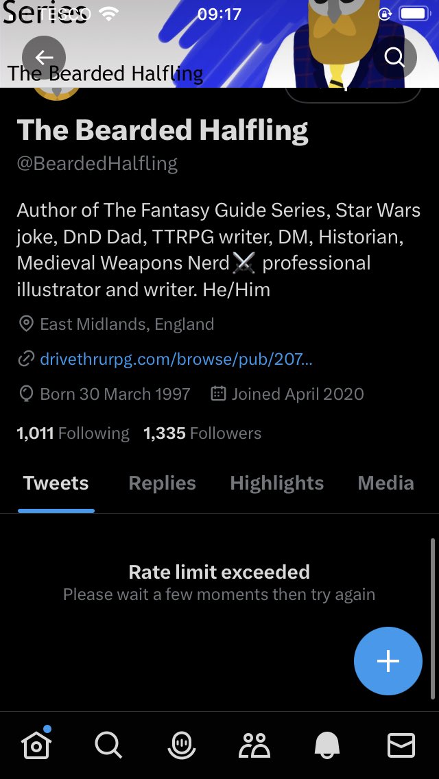 BeardedHalfling's tweet image. I CANT SEE MY OWN TWEETS!!!

TWITTER WTF?!?!?!

#RateLimitExceeded #TwitterFail