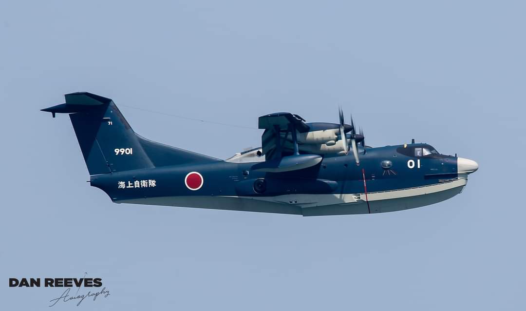 DRAviography's tweet photo. This will almost certainly be my last post here, with the limitations imposed on it now there's no point anymore. Anyway here's a JMSDF ShinMaywa US-2 to leave on. I'll still be on Facebook &amp; Instagram. Adios Twitter https://t.co/2XYJE9wnlL