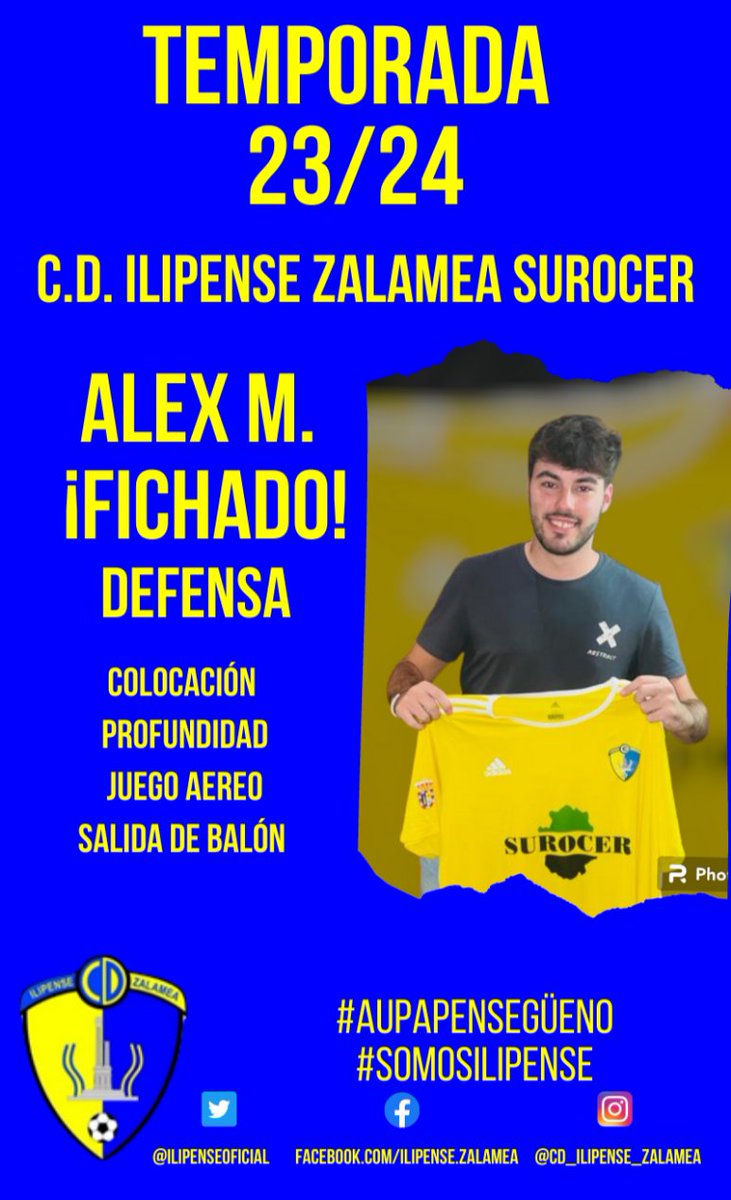 IlipenseOficial's tweet photo. 🚨OFICIAL🚨
En el inicio de la T. 21-22, cuando todo era muy difícil, fue de los que dieron la cara, que defendía y atacaba y nos dio mucho... Vuelve para ser importante y para demostrar que le sobra calidad y compromiso. ¡Bienvenido de nuevo a tu casa @alexxmc4!
#aupapensegüeno https://t.co/zA3aK2zHB3