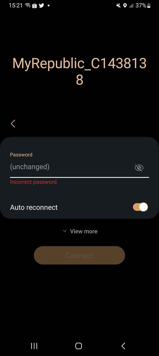 fudoori's tweet photo. @MyRepublicID min wifi aku ko gini terus ya incorrect password pdhl udah bener nulis nya &amp; pw ga pernah di ganti. kira kira solusi nya apa ya min? bisa reset password ga? https://t.co/Cv8mBdbqXQ