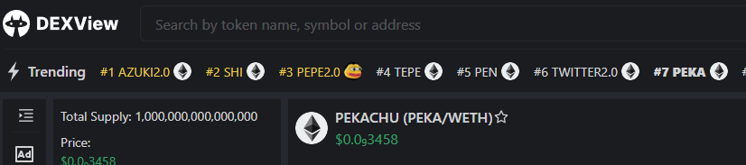 Pekachu $PEKA tweet media