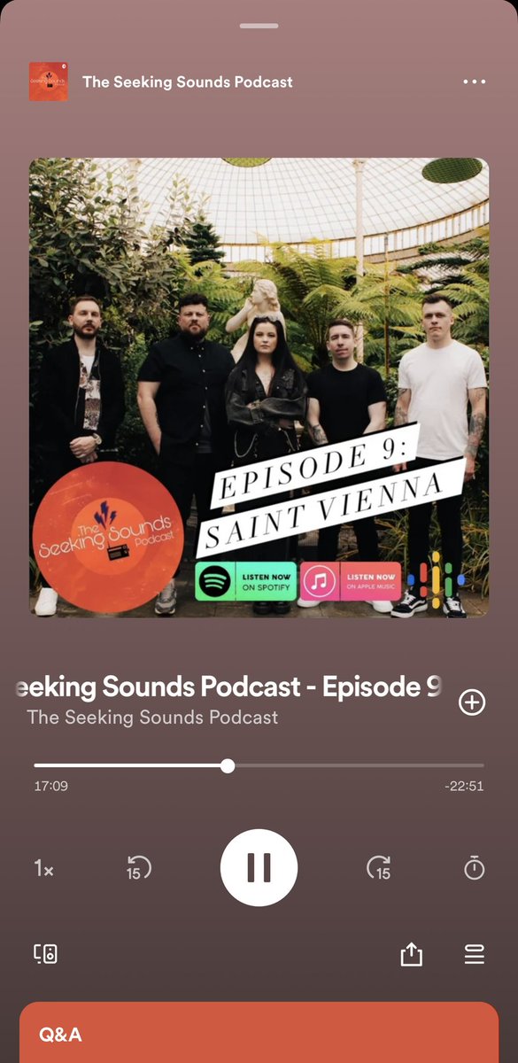 Last week, we joined the fantastic @tfeatherstoneuk for a right good chat about songwriting, mental health and the culmination of the band. You can listen on Spotify here: open.spotify.com/episode/3hcxxn… #podcast #emo #grownupemo #elderemo #emopodcast #emoband