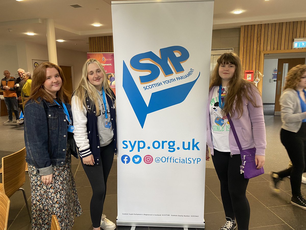Our MSYP’s are ready for day 1 of #SYP79!

<a href="/OfficialSYP/">Scottish Youth Parliament</a> <a href="/kym_msyp/">Kym Wilson MSYP</a> <a href="/Lily_MSYP/">LilyFrameMSYP 🏳️‍🌈</a> <a href="/ashleykkee/">Ashley Kee (MSYP)</a>