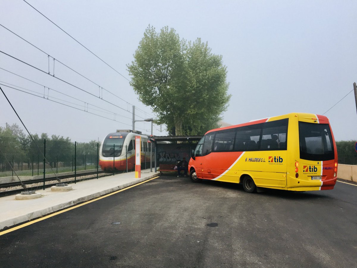 Mariona_Rivben's tweet photo. Torn a Palma després de més de 6 anys fent feina a Consell. Conec molt bé les millores aconseguides. Enhorabona a tots els treballadors/es per la bona feina i que no es donin pasos enrera ⁦@sferroviarism⁩ ⁦@TIB_Mallorca⁩ #transportpublic https://t.co/nQ4g7Thu4X