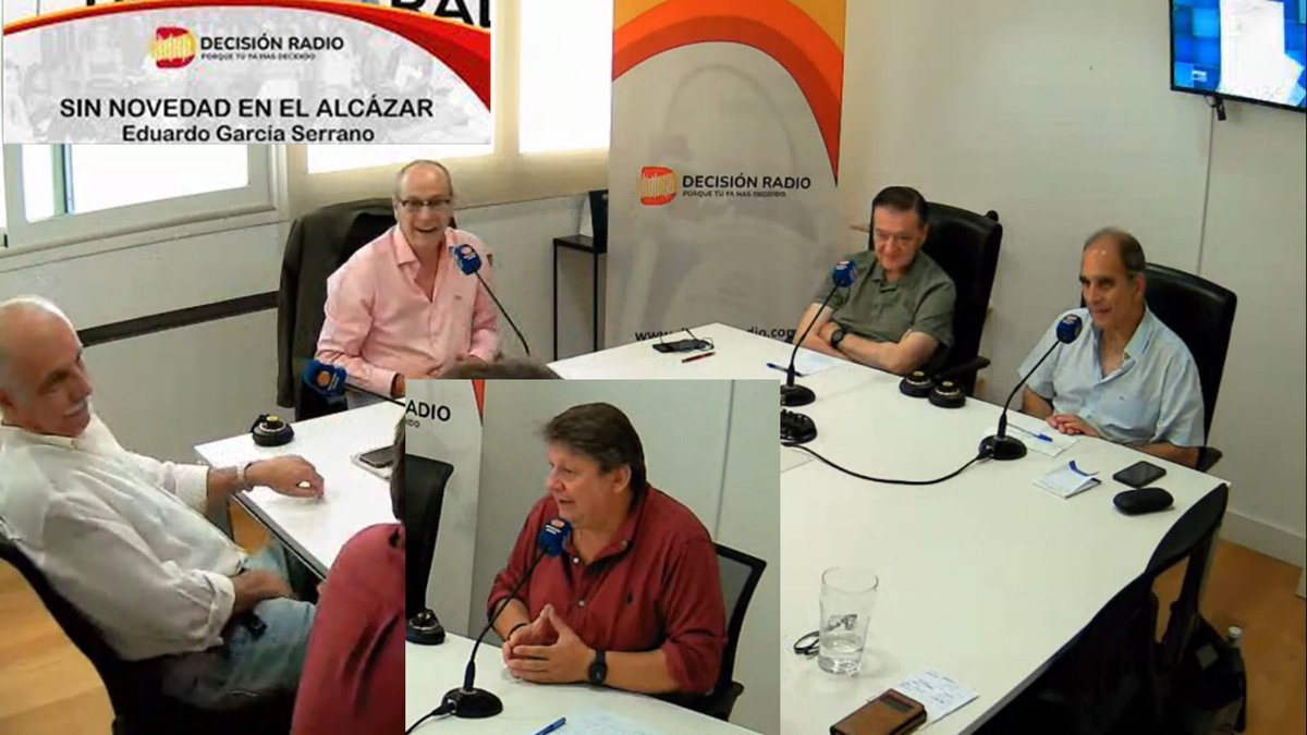 MasRazonqUnSant's tweet photo. Programa #SinNovedadenElAlcázar en @DecisionradioES #1Julio
YouTube
📽️https://t.co/IeYw6DjQn0
He debatido con
➡️@EGSerranoECDE
➡️@Mynestrillas
➡️Juanma Cepeda
➡️Miguel Hedilla
Sobre
👉Declaraciones de Batet
👉Orgullo y su Imposición
👉#MemoriaAzul
👉Extremadura pactos PP-VOX https://t.co/3hhjWZU9nT