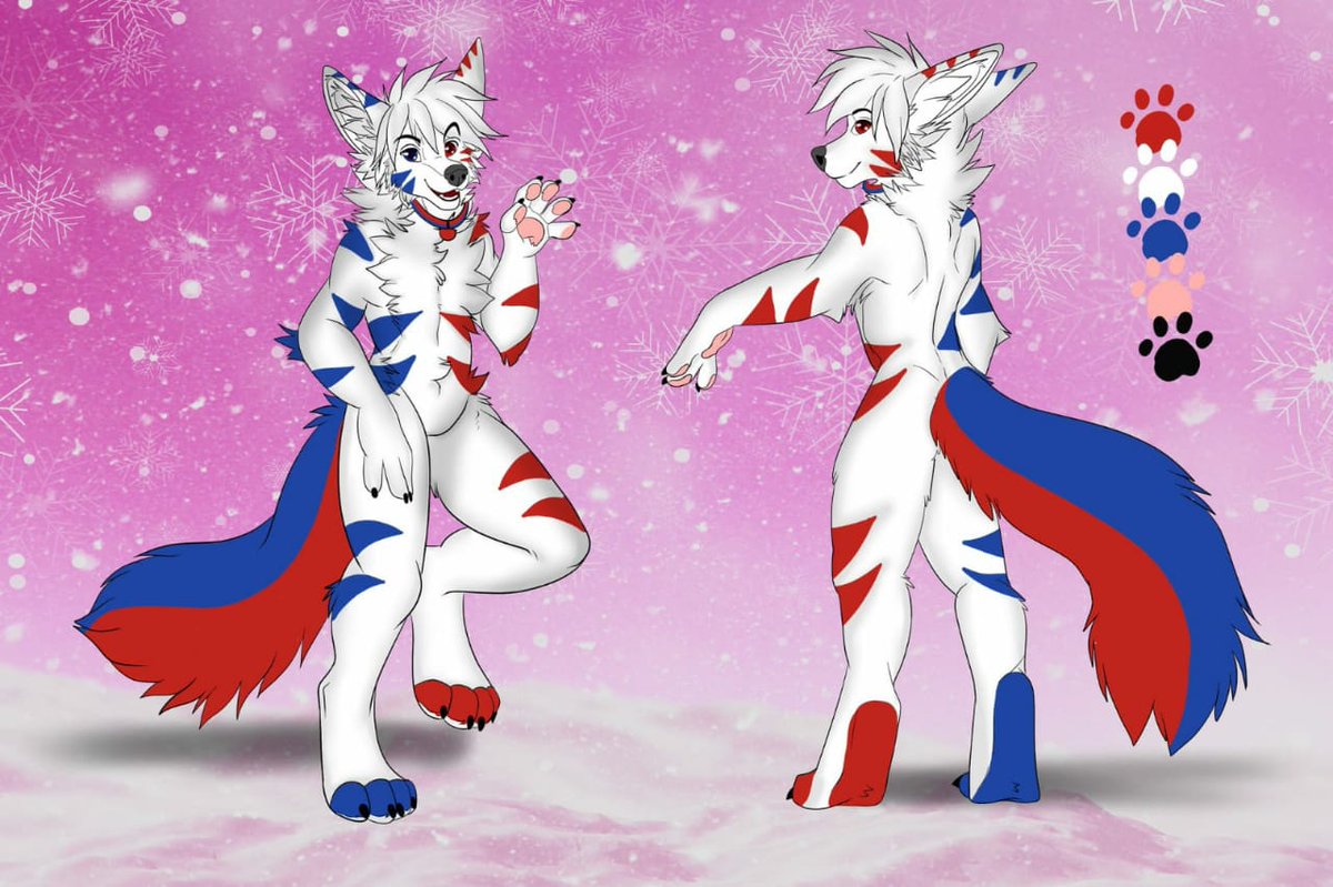 Red blue white