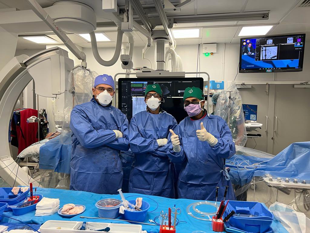 Neil Ruparelia (@neilruparelia) on Twitter photo Great fun performing live cases including two PFO closures and a TAVI for #CSIfrankfurt2023 yesterday. Great to be part of a wonderful team <a href="/ImperialNHS/">Imperial NHS 💙</a> <a href="/CSIcongress/">CSI Congress</a> <a href="/LCC_DrMalik/">Iqbal Malik</a> <a href="/rkhamis/">Ramzi Khamis</a> <a href="/sisterteresa/">Teresa Deakin</a> <a href="/angela_frame/">Angela Shah</a> <a href="/DrArifK/">Arif Khokhar</a> <a href="/elmerNOTfudd/">Elmer Alvior</a> <a href="/oliviamolloy1/">Olivia Molloy</a> Great fun performing live cases including two PFO closures and a TAVI for #CSIfrankfurt2023 yesterday. Great to be part of a wonderful team <a href="/ImperialNHS/">Imperial NHS 💙</a> <a href="/CSIcongress/">CSI Congress</a> <a href="/LCC_DrMalik/">Iqbal Malik</a> <a href="/rkhamis/">Ramzi Khamis</a> <a href="/sisterteresa/">Teresa Deakin</a> <a href="/angela_frame/">Angela Shah</a> <a href="/DrArifK/">Arif Khokhar</a> <a href="/elmerNOTfudd/">Elmer Alvior</a> <a href="/oliviamolloy1/">Olivia Molloy</a>