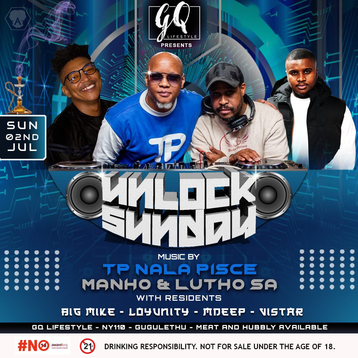 PisceDJ's tweet photo. Blessed SUNDAYS @KwaAce & #GQLifestyle namagrootman @tpnalapisce @MondeMfini https://t.co/tvmbe4dv9q