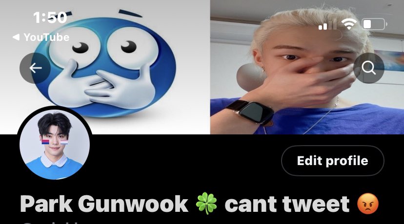 ssickbackup's tweet photo. lawl park gunwook cant tweet https://t.co/VbywUPs0Gq