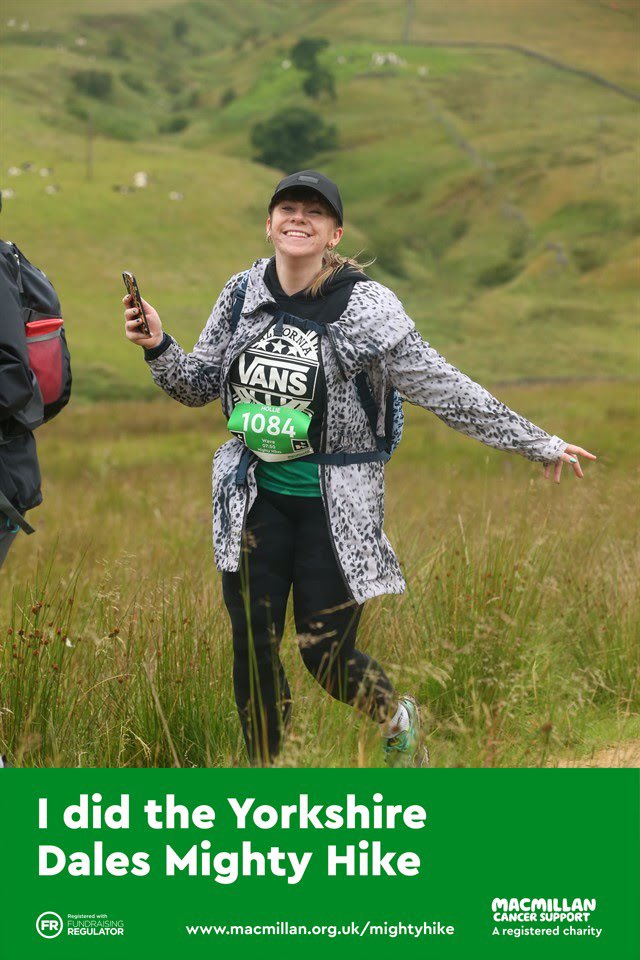MissW78650329's tweet photo. Had the best day ever. Who knew hiking a marathon would be so much fun???? #mightyhike https://t.co/YeHL04nsaY