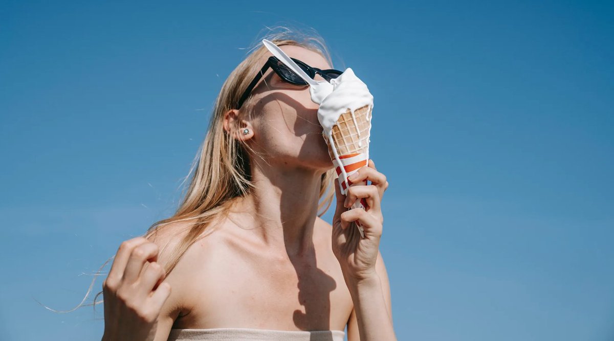 The one and the only #whitepeoplemeals #bairenfan is ice cream 🍦