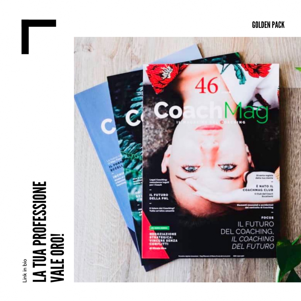 IL COACHMAG GOLDEN PACK, contenente i primi 50 numeri di CoachMag in formato digitale, è tuo a soli 197,00€ anziché 394,00€: approfittane subito, perché te lo meriti!
Clicca a questo link: coachmag.it/prodotto/coach… per approfittare di questa offerta unica!