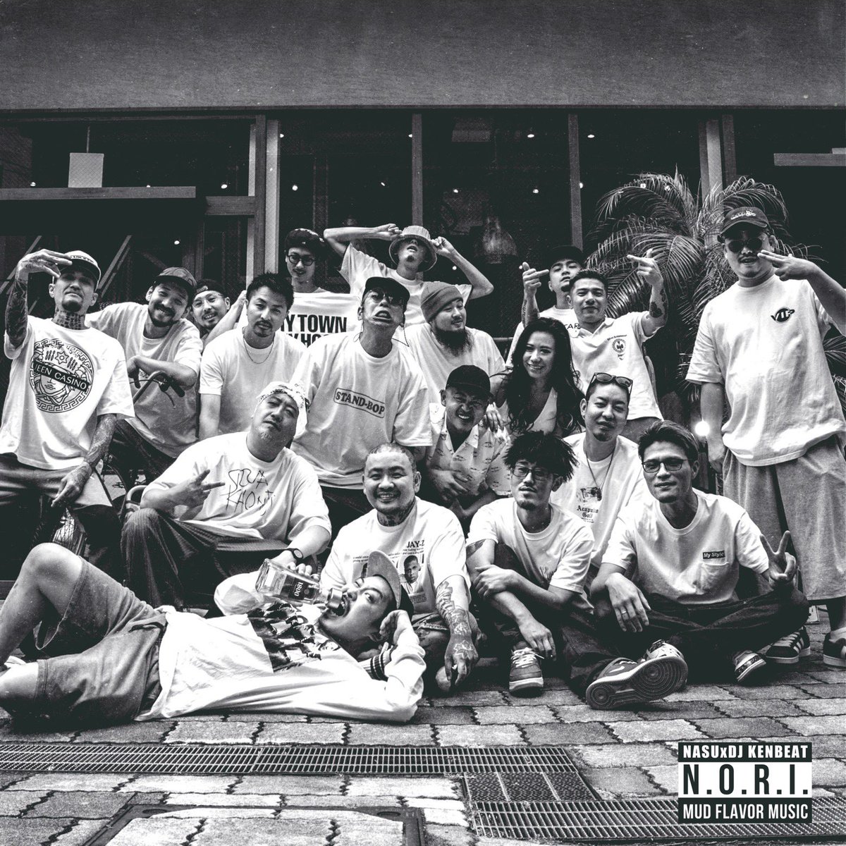 NASU1986's tweet photo. 「N.O.R.I. 」
NASU (Reggae DEEJAY) DJ KENBEAT (Beat maker)によるノリで始めたユニット。
「K-TOWN SOUND SYSTEM」「BW」共に同じcrewに所属する同郷の2人。

今作は福岡市内を拠点に活動する、総勢15名のfeatアーティスト達を迎えた全20曲入りアルバムを2023.7.30デジタル配信！ https://t.co/6b03b3k9Mn