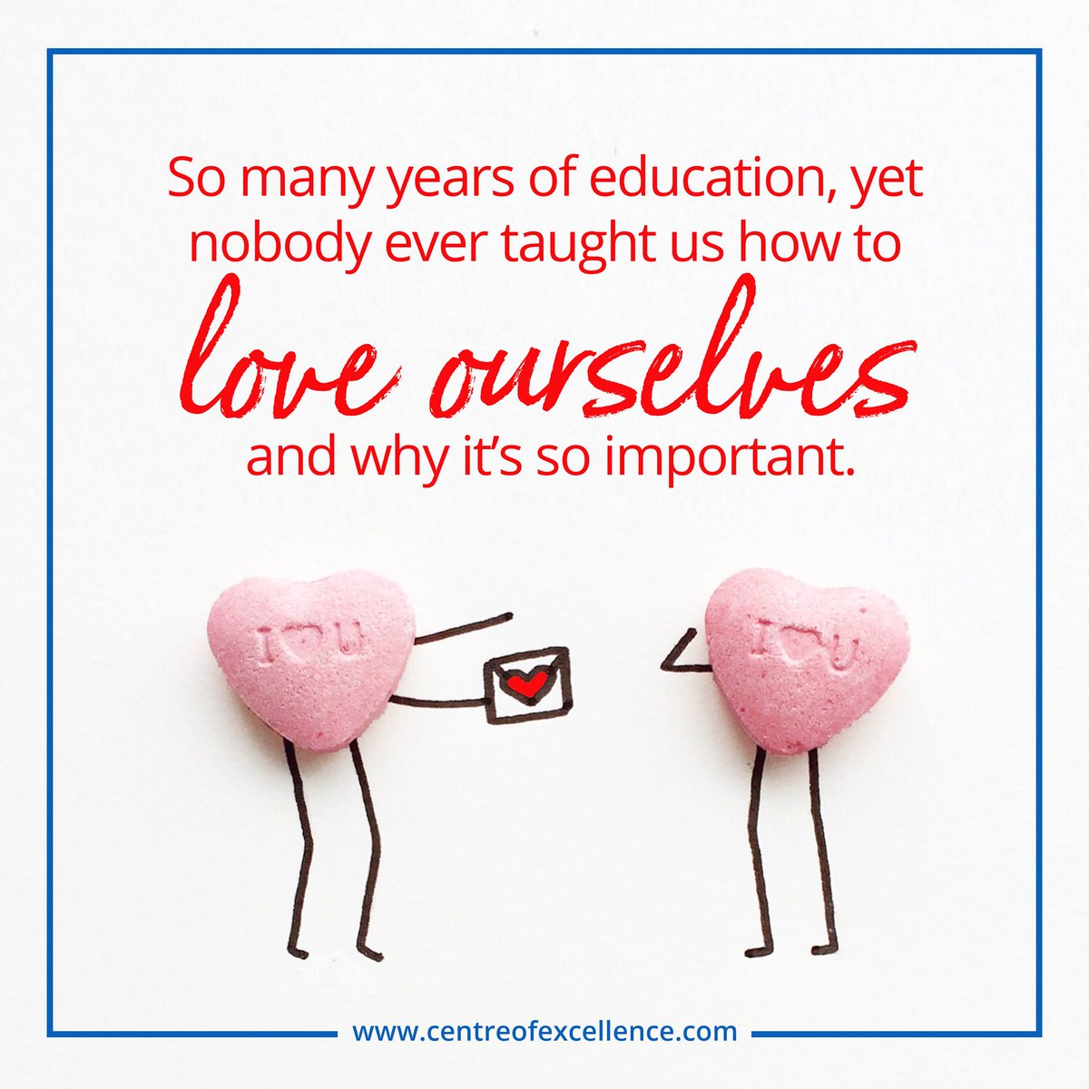 Online_Courses's tweet photo. Making sure you practise self-love can improve your overall happiness and well-being.

💌 How do you show yourself compassion?

#selflove #thegreatestlove #bekindtoyourself #onelove #truelove #bodylove #bekind #selfesteemboost #selfesteem #boostyourself https://t.co/JlWD6Jad5S