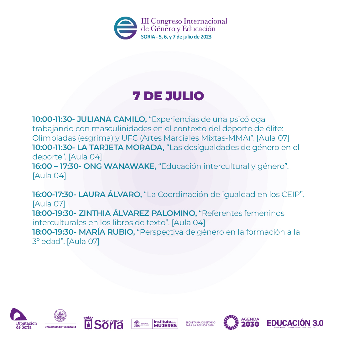 congresogenero_'s tweet photo. 📆 Os recordamos los horarios de los talleres para los días 5, 6 y 7 de julio, ¡ya no queda nada! 😄 https://t.co/CvMZxy3QPb