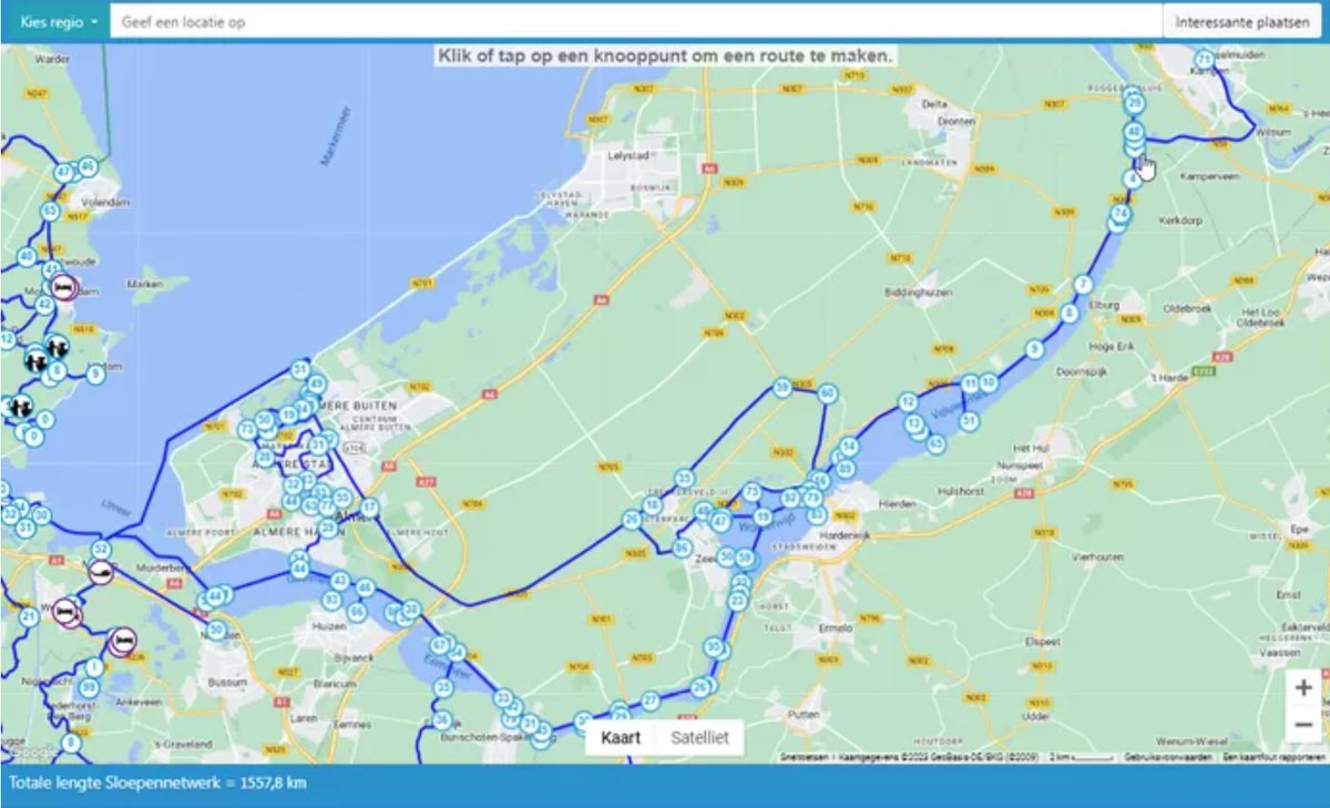 NIEUW Het knooppuntennetwerk voor bootjes op de randmeren. 
De 40 vaarknooppunten verbinden locaties en bestemmingen voor actie, historie, horeca en natuur. Heel gemakkelijk via de app of de website van @sloepennetwerk: youtu.be/f50gIwkQr48
#vareninKampen #visitKampen