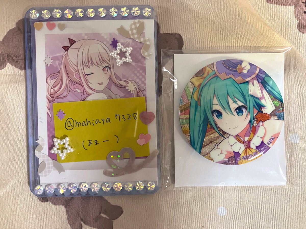 joinTVjoinTV's tweet photo. @SAWARAtorihiki 初めまして、検索よりお声掛け失礼致します。当方こちらのミクちゃんを所持しているのですが、同種瑞希との交換は可能でしょうか…？1点のみで大変恐縮ですがご検討いただけますと幸いです。よろしくお願い致します。（※只今本垢でTLを見れず代理垢を使ってます。本垢→@mahiaya7328 ）🧅瑞希1807 https://t.co/IWpilMEnez