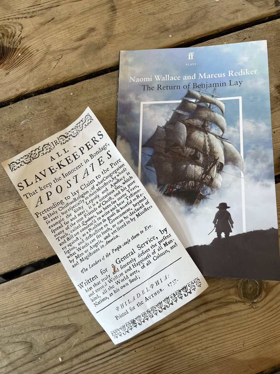 An absolute tour de force performance by <a href="/markpovinelli/">Mark Povinelli</a> … Benjamin Lay should be seen across the nation and beyond! Jubilant!

@MarcusRediker <a href="/CECSYork/">CECS (York)</a>  <a href="/northernstage/">Northern Stage</a> @Theatronomics <a href="/historyNCL/">History at Newcastle</a> <a href="/durham_history/">Durham History</a>