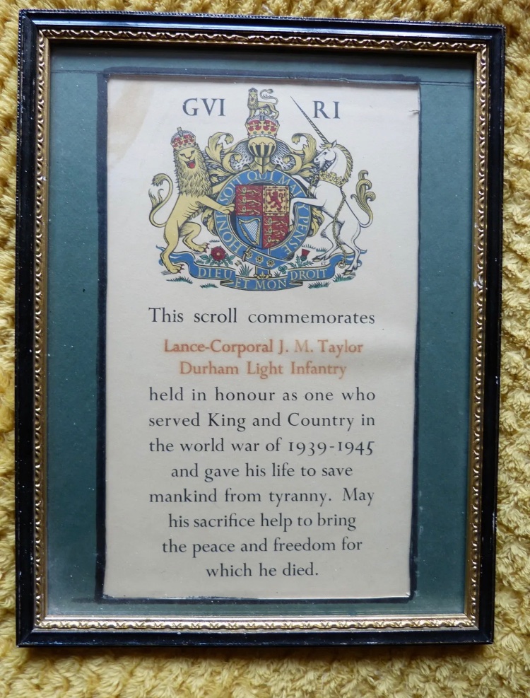 Any Durham Light Infantry historians out there ? 
Need more info on LC James M Taylor 9th Btn DLI 
I will be visiting his grave at Catania <a href="/CWGC/">Commonwealth War Graves</a> this Wednesday 
KIA Primisole Bridge 16-7-43
Also visiting the bridge later 
A photo of him would be great 
Cheers