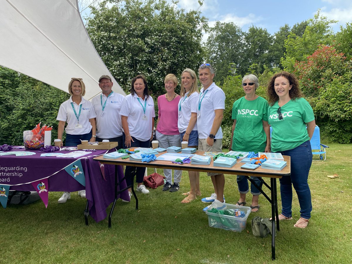 Some of the teams helping make #JerseyChildrensDay a huge success! More to follow ! Come and see us at Howard Davis Park until 5 pm today ⭐️