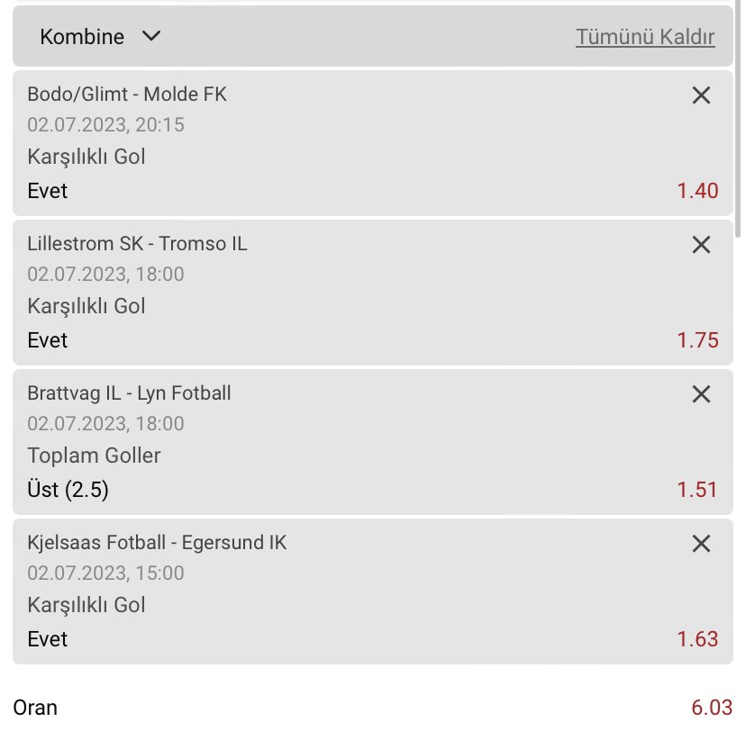 baybetsnroll's tweet photo. Norveç l - ll 🇳🇴

Betbox https://t.co/K8vM8rmL0G
Hilton https://t.co/LTjSHICeoN
Alfa https://t.co/mRC5OYRMit

Bol şanslar. https://t.co/UIS61FSLao