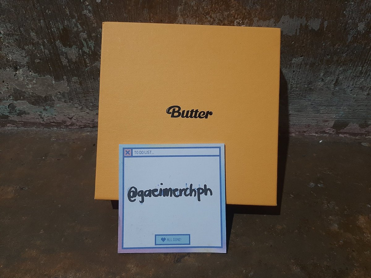 gaeimerchph's tweet photo. #GAEI_Onhands

BTS Butter Album (Cream Ver.) - ₱300

▪︎unsealed
▪︎w/ dent (see pic)
▪︎DOP - 3days upon reservation
▪︎SCO

DM to avail https://t.co/rmgcPH9FTe