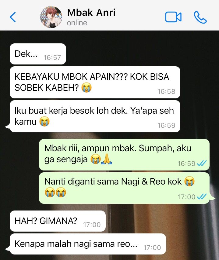 #nagisagi #reosagi #nagireosagi fanfiction - lokal AU

— Dalam Balutan Kebaya
Berbalut kebaya putih milik sang kakak, Isagi berhasil membakar gairah dari kedua kekasihnya.

(#ImajinasiJuli #JuliKopulasi Day 1 | Kebaya)