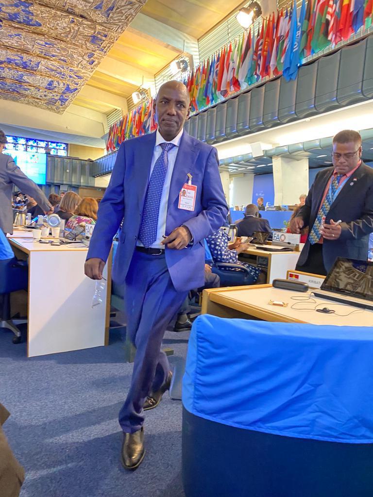 Nations are now voting to elect the Director General of UN FAO for a new term of 4 years. I ve just voted on behalf of Kenya.