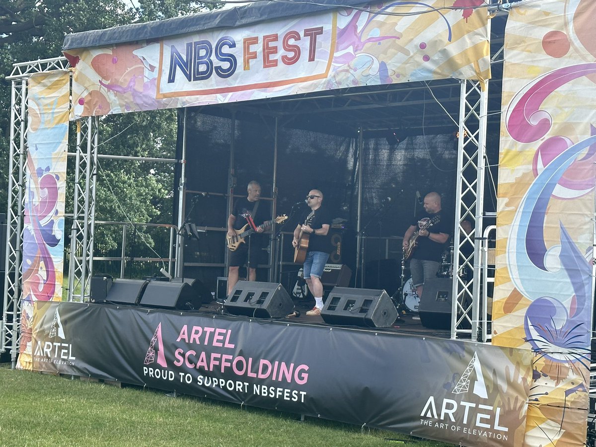 NBS_Herts's tweet photo. Thank you to all our performing bands who made #NBSFEST2023 a special event for our school community. #missingtheferry #indie500 #Rolovango #soulfish #djgg including our very own Fr Fidelis. https://t.co/4LJMohuByJ